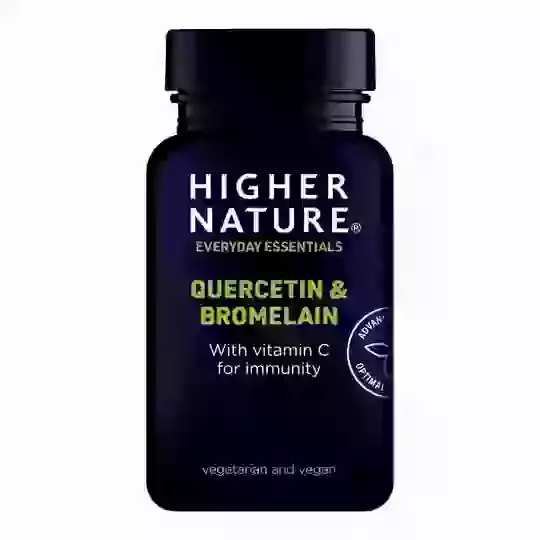 Higher Nature Quercetin & Bromelain x 60 Veg Tablets